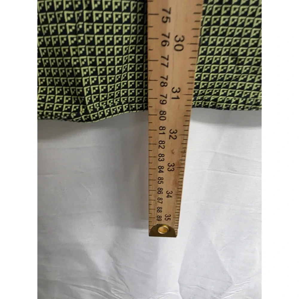 Cinch Modern Fit Mens XL Green Geometric Print Button Down Shirt Long Sleeve